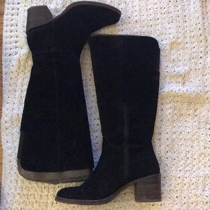 Lucky brand tall suede boot size 11
